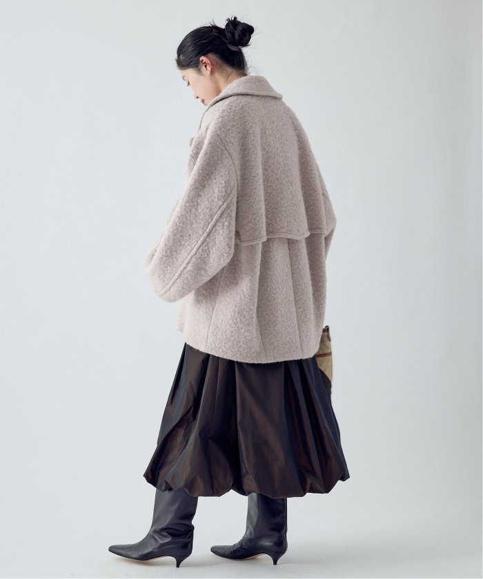 セール 30%OFF】ループインレイ ショートコート(506836756 セール 30%OFF】ループインレイ ショートコート(506836756