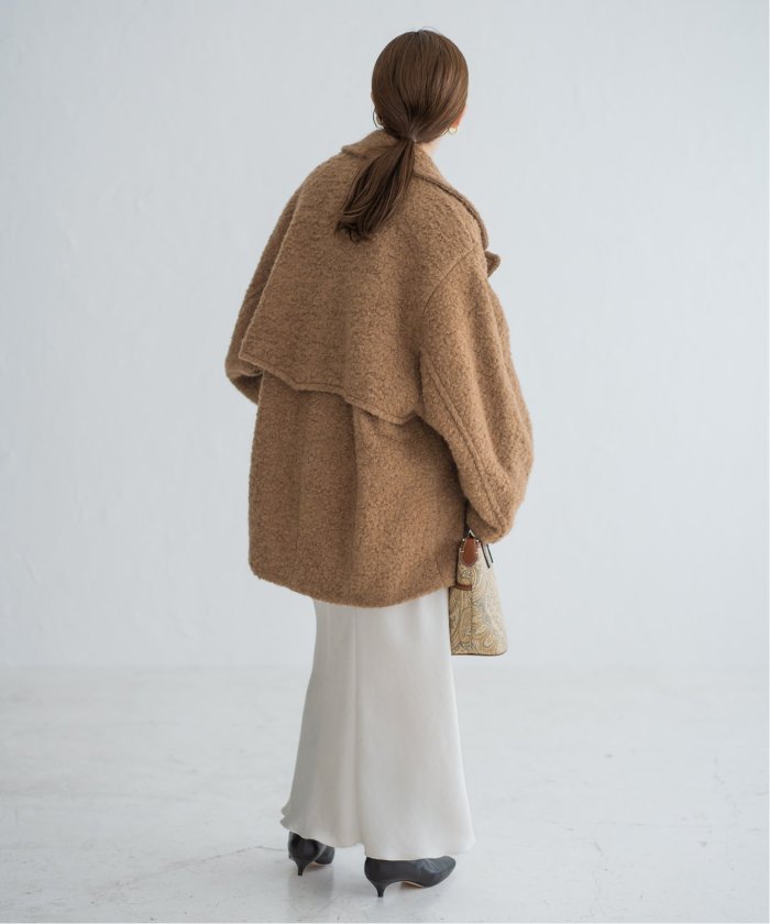 セール 30%OFF】ループインレイ ショートコート(506836756 セール 30%OFF】ループインレイ ショートコート(506836756