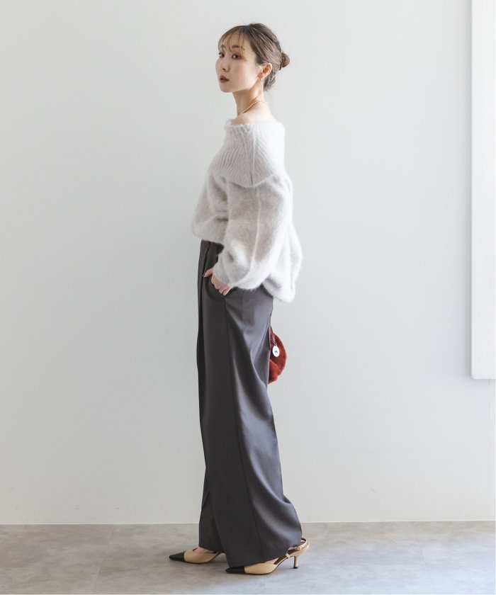 セール 30%OFF】【NOBLE×L'AUBE BLANC】FOX/カシミヤオフ セール 30%OFF】【NOBLE×L'AUBE BLANC】FOX/カシミヤオフ