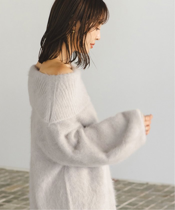 セール 30%OFF】【NOBLE×L'AUBE BLANC】FOX/カシミヤオフ セール 30%OFF】【NOBLE×L'AUBE BLANC】FOX/カシミヤオフ