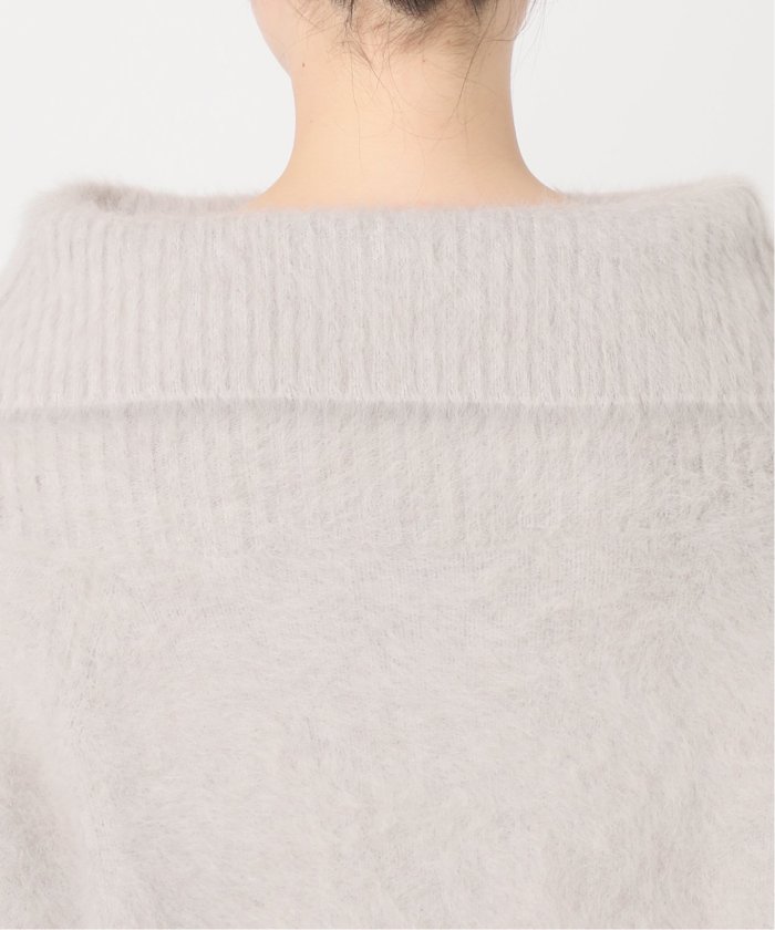 セール 30%OFF】【NOBLE×L'AUBE BLANC】FOX/カシミヤオフ セール 30%OFF】【NOBLE×L'AUBE BLANC】FOX/カシミヤオフ