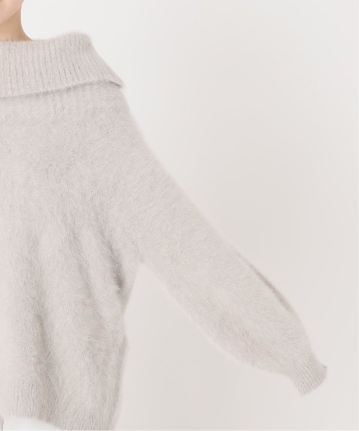 セール 30%OFF】【NOBLE×L'AUBE BLANC】FOX/カシミヤオフ セール 30%OFF】【NOBLE×L'AUBE BLANC】FOX/カシミヤオフ