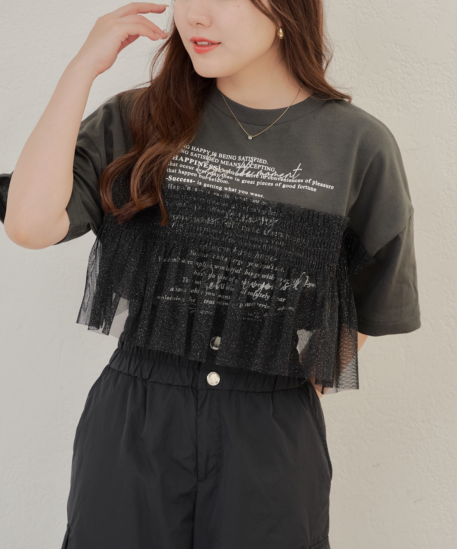 Be You 【 Sequin Front Top Women 】 ファッション レディースファッション トップス シャツ ブラウス レディース ブラウス シャツブラウス シャツ レディース トップス 長袖