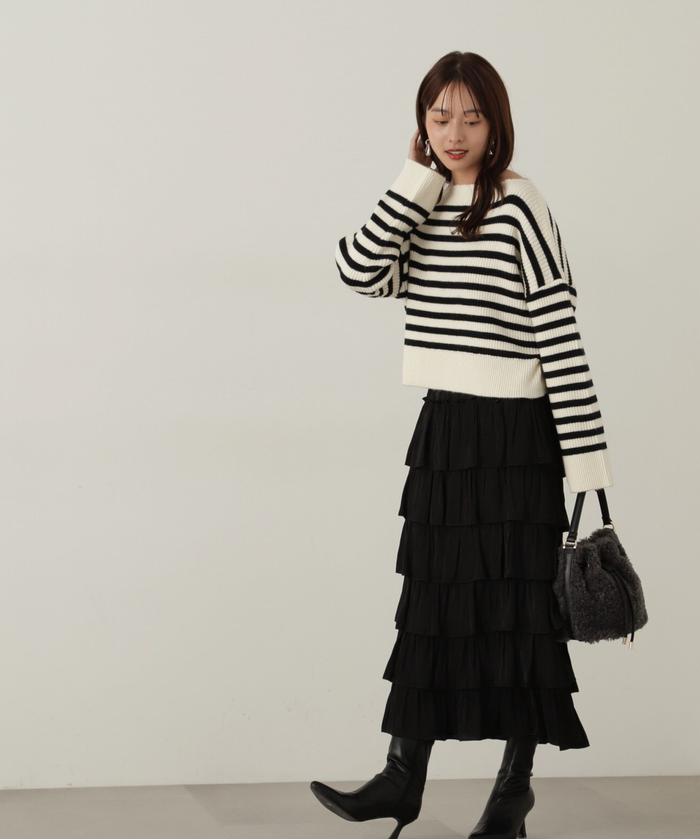 セール 30%OFF】ティアードフリルスカート 24AW(506723589