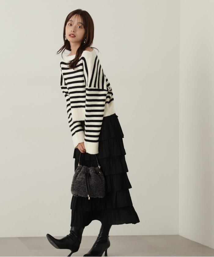 セール 30%OFF】ティアードフリルスカート 24AW(506723589