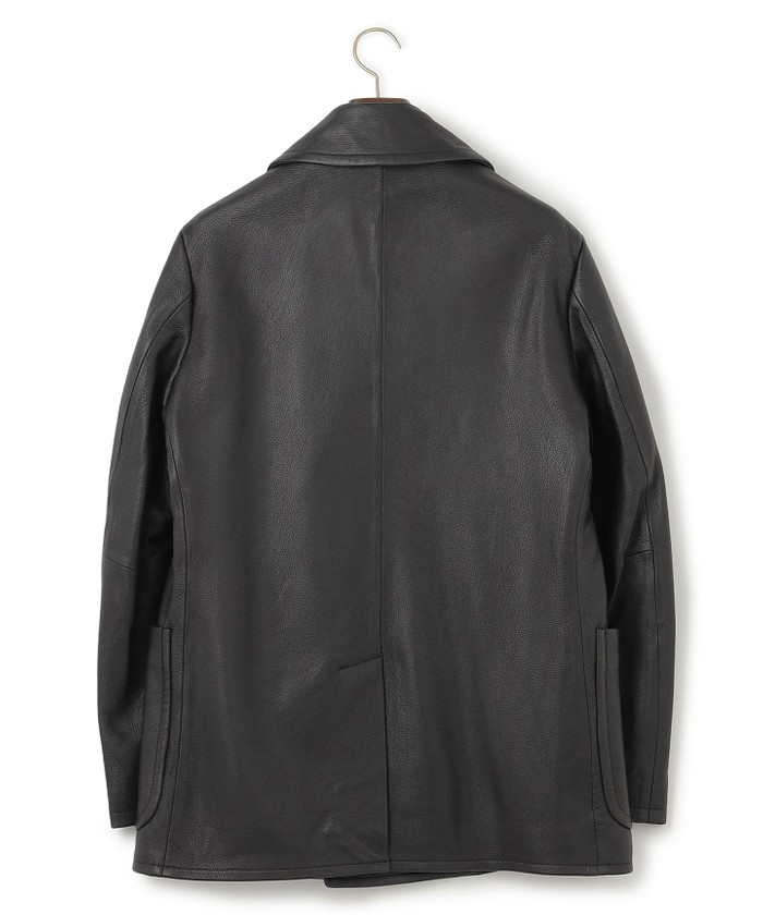 セール 20%OFF】ディアスキンレザーPコート(506837329) | J