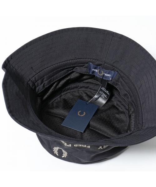 セール】FRED PERRY バケットハット BRANDED TAPED BUCKET HAT