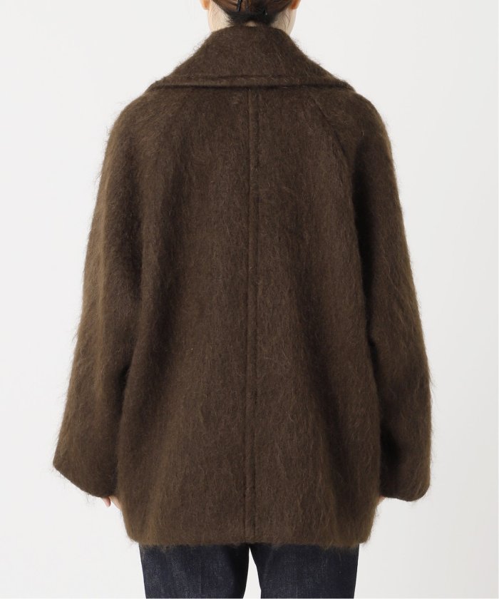 セール 30%OFF】モヘヤMIXシャギーダブルコート(506837998 セール 30%OFF】モヘヤMIXシャギーダブルコート(506837998