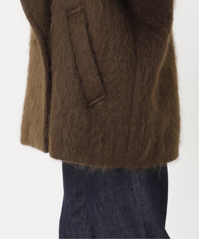 セール 30%OFF】モヘヤMIXシャギーダブルコート(506837998 セール 30%OFF】モヘヤMIXシャギーダブルコート(506837998
