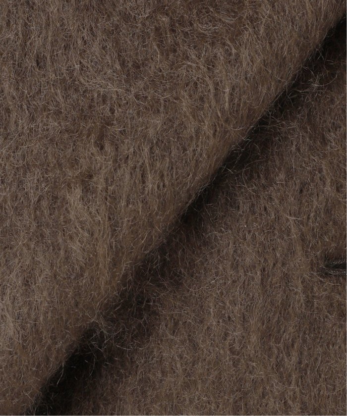 セール 30%OFF】モヘヤMIXシャギーダブルコート(506837998 セール 30%OFF】モヘヤMIXシャギーダブルコート(506837998