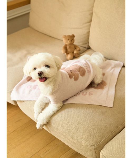 新品未開封SLEEPING DOG ジャガードブランケットフレンチブルドッグ