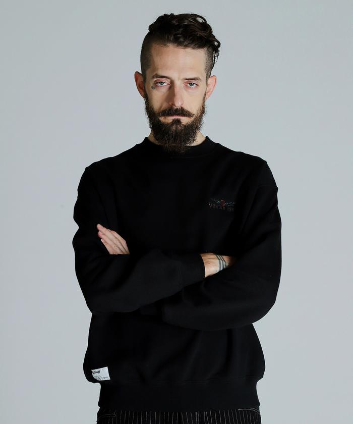 セール】CREW SWEAT SHAKE HAND DRAGON/クルースウェット