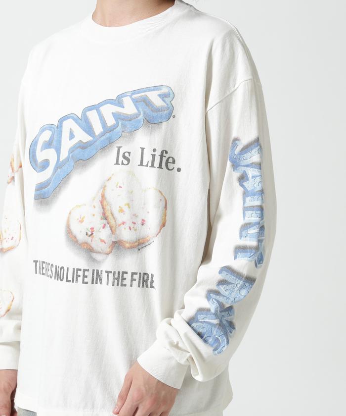 うのにもお得な SAINT クリーム色｜七分・長袖カットソー 長袖カットソー Life. Is トップス