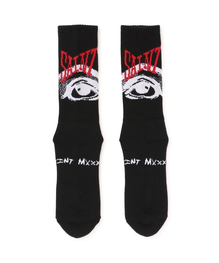 Saint Michael - Tie Dye Eyes Socks | HBX - Globally Curated