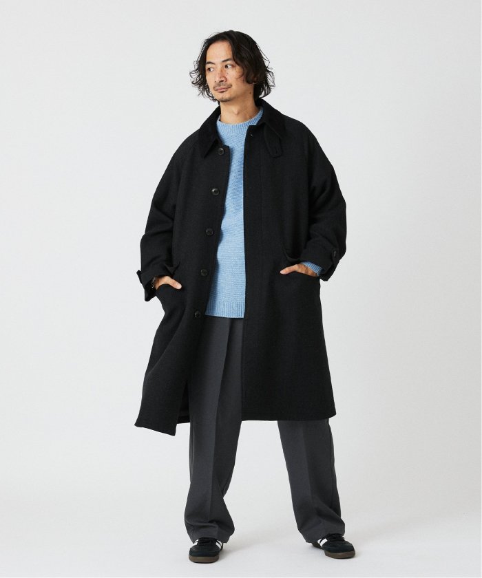 セール】HIGH LAND WOOL オーバーサイズバルマカーンコート セール】HIGH LAND WOOL オーバーサイズバルマカーンコート