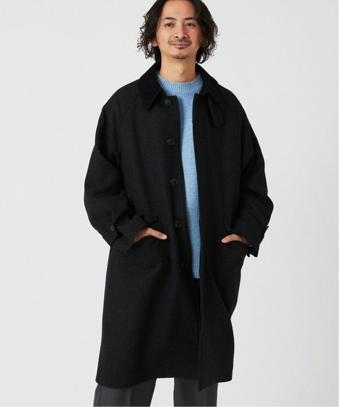 セール】HIGH LAND WOOL オーバーサイズバルマカーンコート セール】HIGH LAND WOOL オーバーサイズバルマカーンコート