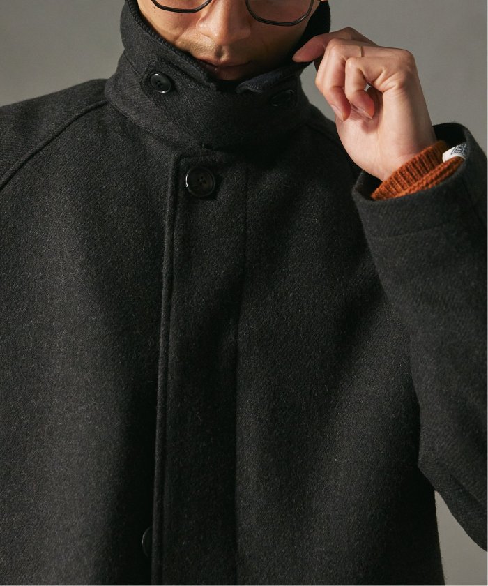 セール】HIGH LAND WOOL オーバーサイズバルマカーンコート セール】HIGH LAND WOOL オーバーサイズバルマカーンコート