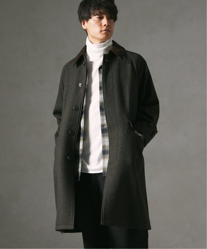 セール】HIGH LAND WOOL オーバーサイズバルマカーンコート セール】HIGH LAND WOOL オーバーサイズバルマカーンコート