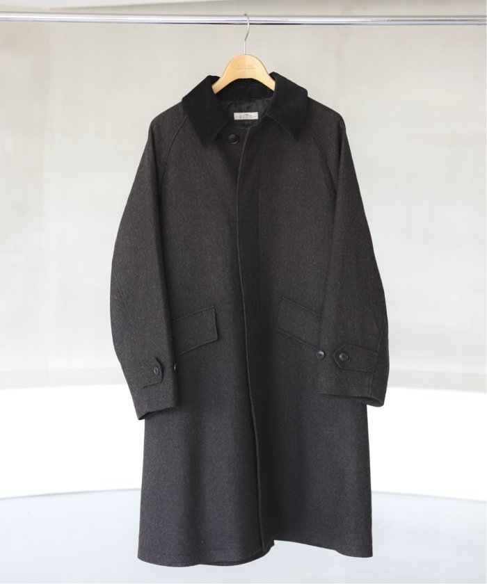 [overdue flair] HAIRY バルマカンコート / 韓国ブランド 楽天市場】【中古】HERILL 「Black Sheep Balmacaan Coat