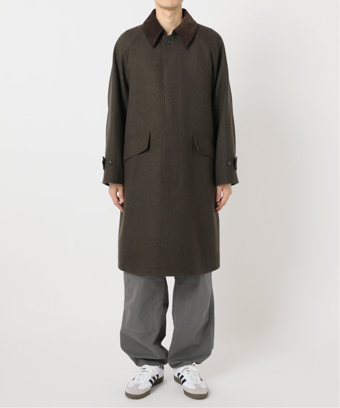 ジャーナルスタンダード レリューム JOURNAL STANDARD relume 《予約》HIGH LAND WOOL  オーバーサイズバルマカーンコート （ブラウン） | ファッション通販 MAGASEEK(マガシーク)