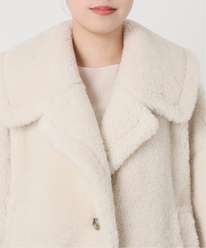 セール 30%OFF】スノーボアビッグカラーコート(506840619