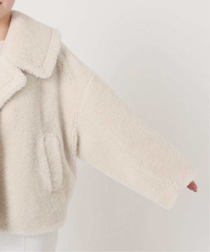 セール 30%OFF】スノーボアビッグカラーコート(506840619 セール 30%OFF】スノーボアビッグカラーコート(506840619