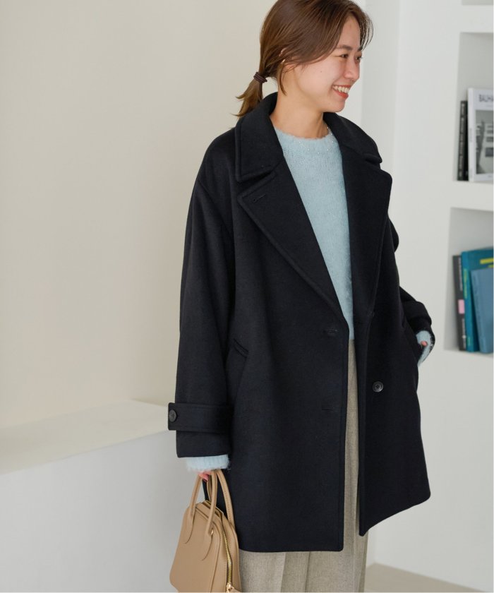 非常に高い品質 セール 30%OFF】スーパーファインビーバーPコート(506840958 ジャケット・アウター