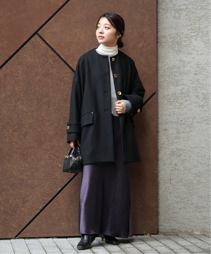 MACKINTOSH/マッキントッシュ 別注 HUMBIE ノーカラーコクーン