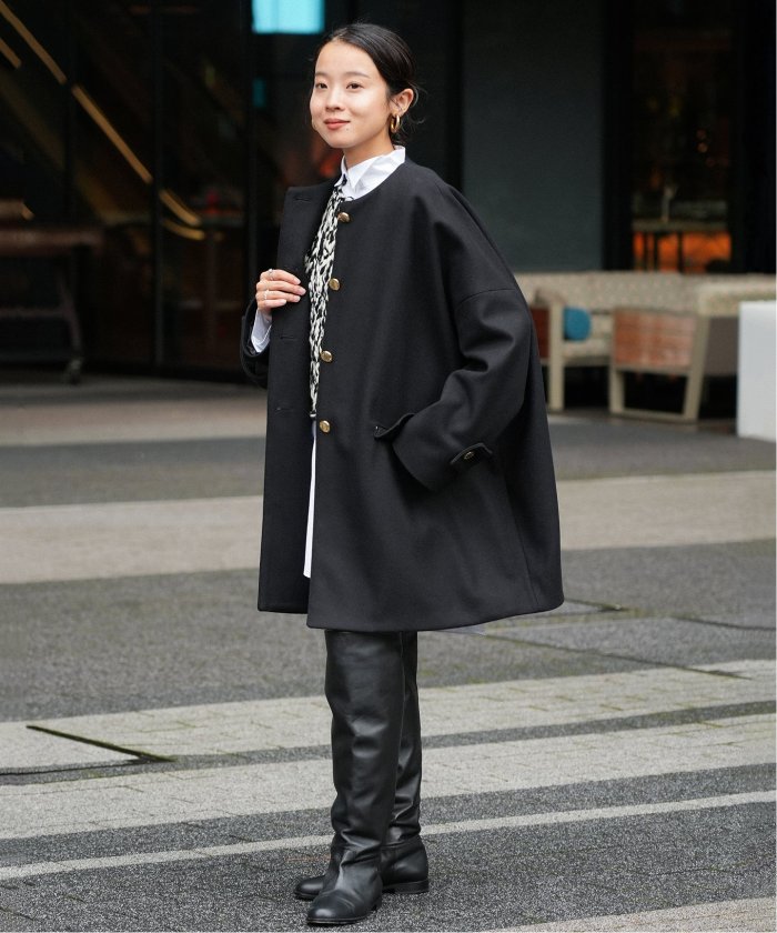 MACKINTOSH/マッキントッシュ 別注 HUMBIE ノーカラーコクーン MACKINTOSH/マッキントッシュ 別注 HUMBIE ノーカラーコクーン