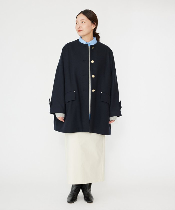 MACKINTOSH/マッキントッシュ 別注 HUMBIE ノーカラーコクーン MACKINTOSH/マッキントッシュ 別注 HUMBIE ノーカラーコクーン