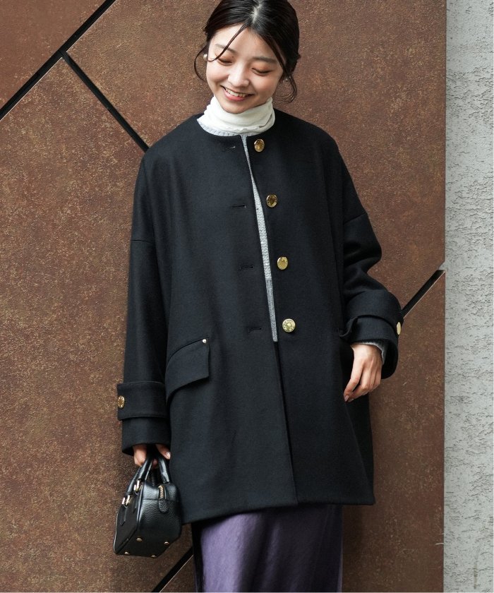 MACKINTOSH/マッキントッシュ 別注 HUMBIE ノーカラーコクーン MACKINTOSH/マッキントッシュ 別注 HUMBIE ノーカラーコクーン