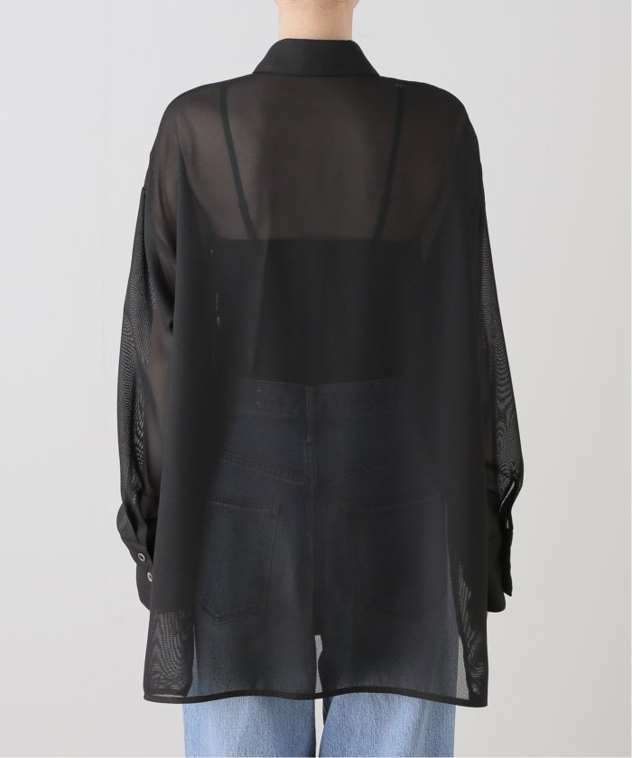 NOBLE ELENI/エルニ メッシュレギュラーワイドシャツ ELENI/エルニ メッシュレギュラーワイドシャツ(506840981