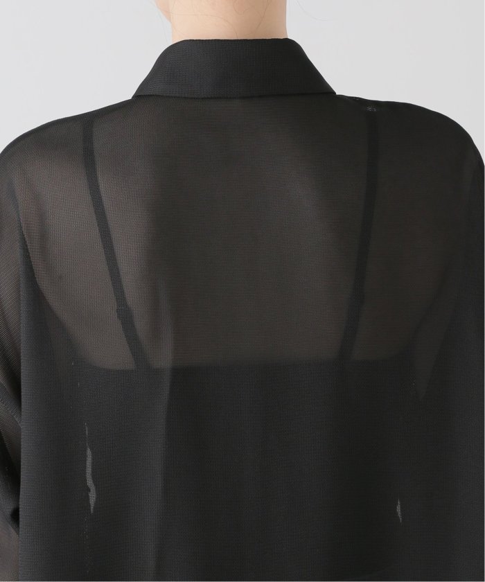 ELENI/エルニ メッシュレギュラーワイドシャツ(506840981
