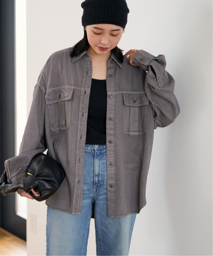 FRAMeWORK｜リヨセル中白染めWORKシャツ | Rakuten Fashion(楽天