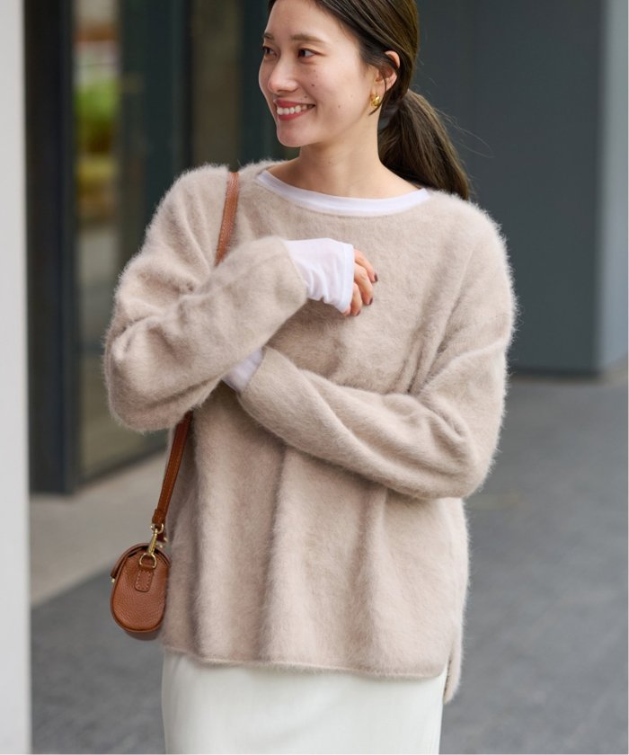 セール】≪追加≫FOX/CASHMERE ボートネック プルオーバー セール】≪追加≫FOX/CASHMERE ボートネック プルオーバー
