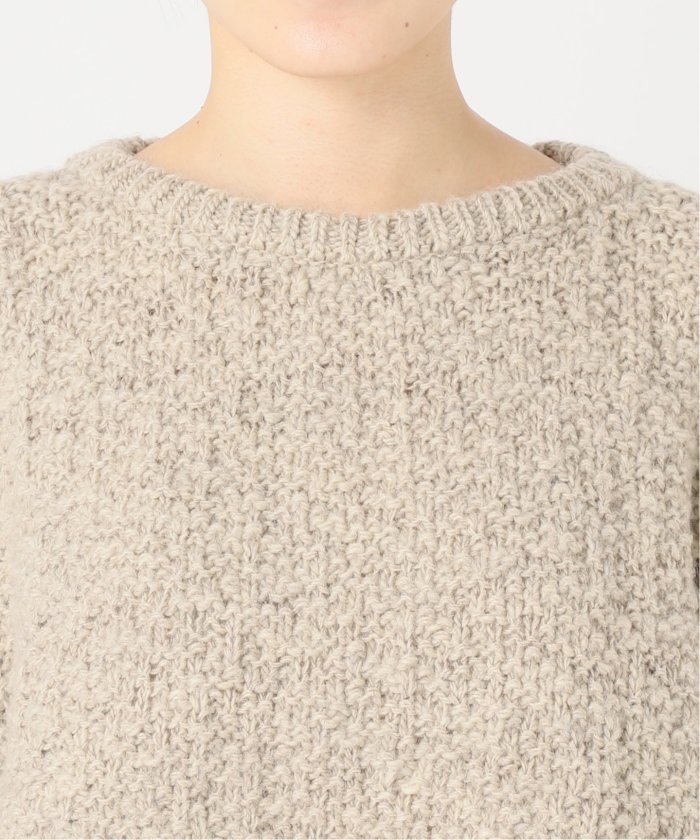 セール 30%OFF】ウールスラブニットポンチョ(506841125 セール 30%OFF】ウールスラブニットポンチョ(506841125