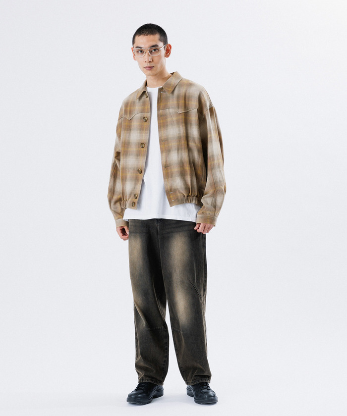 【PENDLETON】Zip Blouson チェックMサイズ PENDLETON x M】CHECK BLOUSON(506841165) | M TO R(M TO R) - d