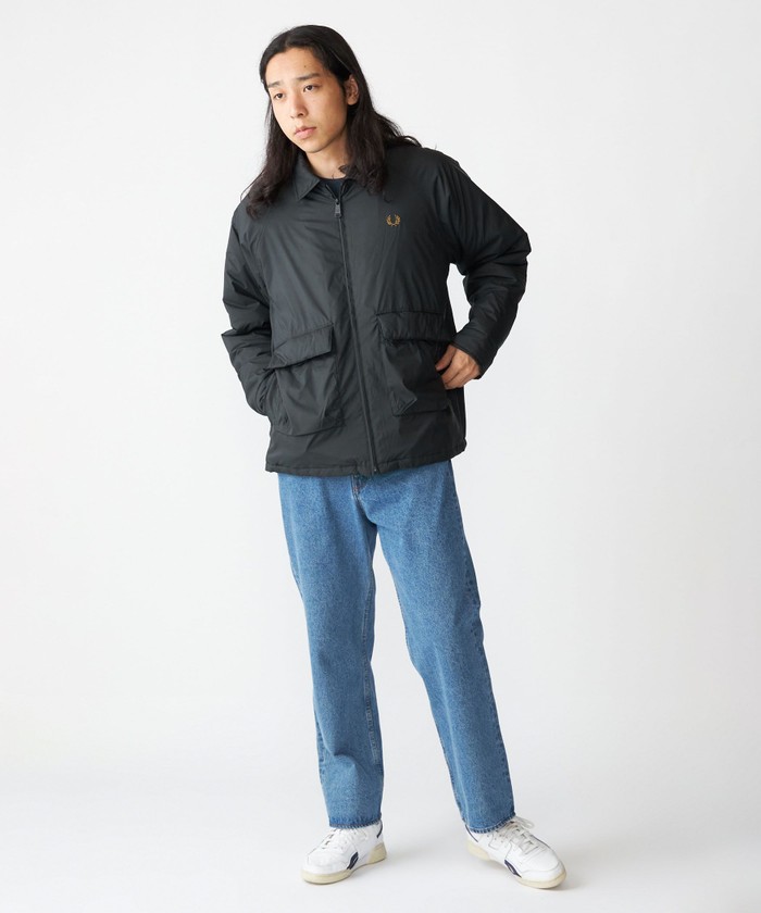 セール】【SHIPS別注】FRED PERRY: 中綿 ジップ シャツブルゾン