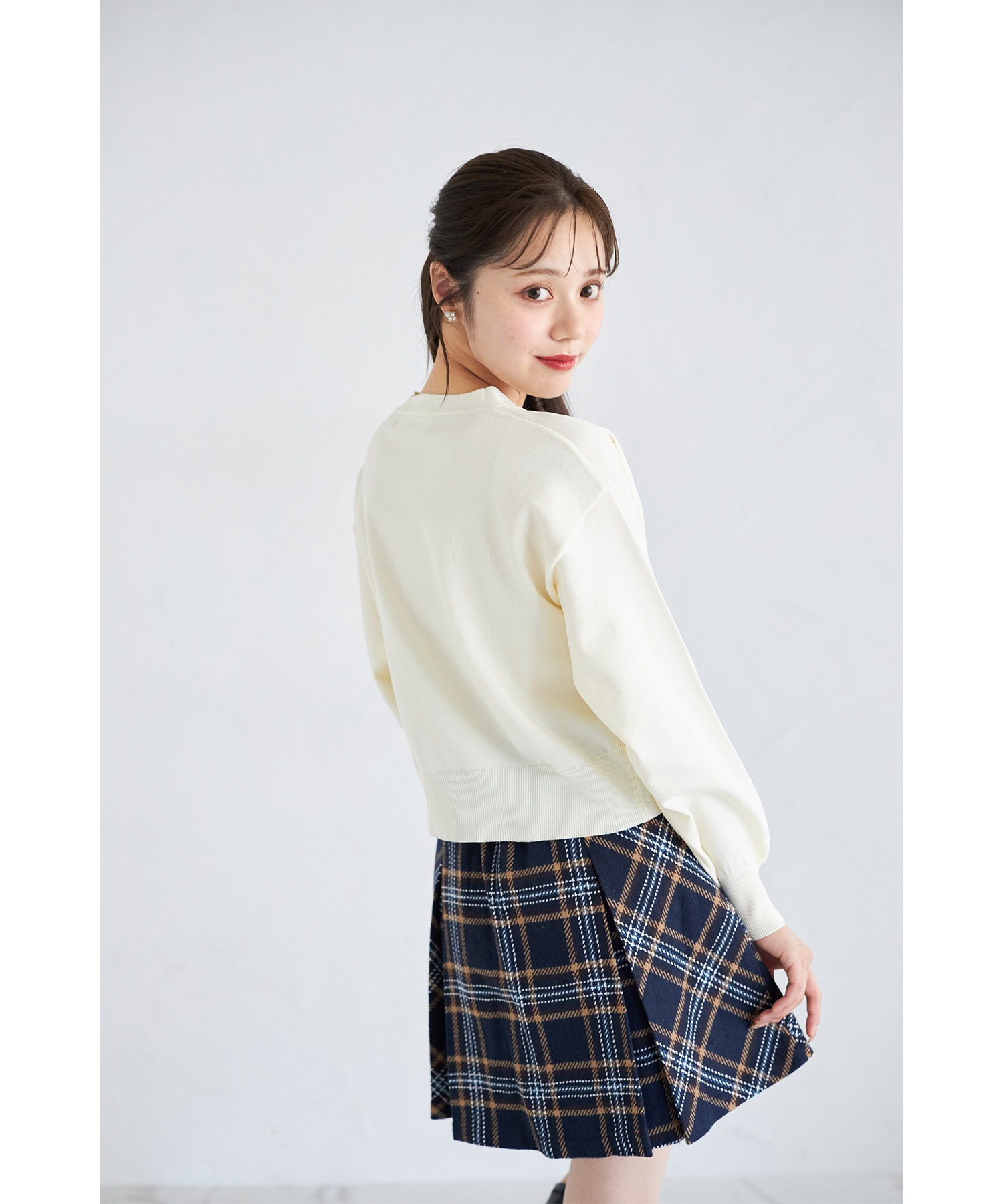 トッコクローゼット tocco closet インナーパンツ付きチェック