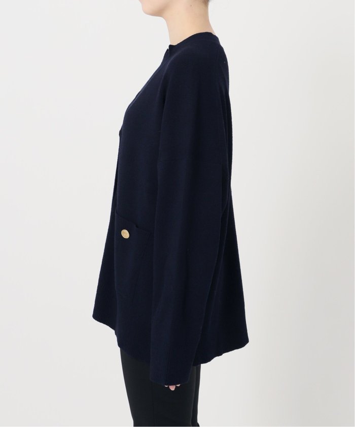 美品☆ヴェルメイユ パー イエナ カーディガン バイカラー 金ボタン 冷房対策 楽天市場】【SALE／30%OFF】ゴールドポイントブークレーニット