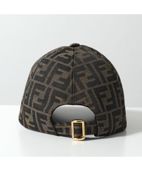 競売 FENDI 57サイズ ハット FFロゴパターン 帽子
