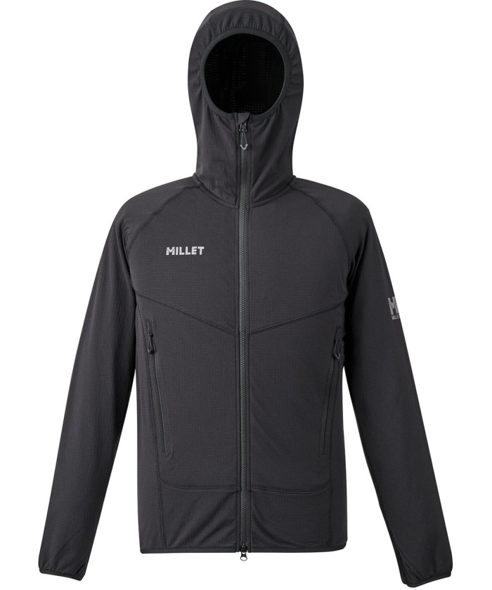 MILLET ミレー アウトドア ドライ グリッド フーディ DRY GRID HOODIE メンズ フリースジャケット 断熱効果 フルジップ  フーディ 通(506844046) | ミレー(MILLET) - d fashion