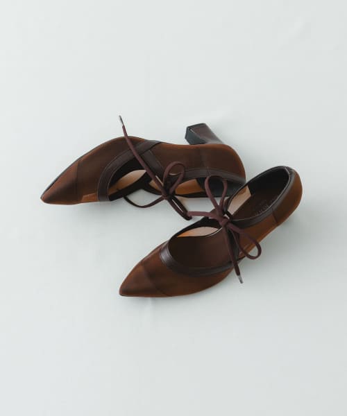 クーポン】『MADE IN JAPAN』チャンキーヒールリボンパンプス