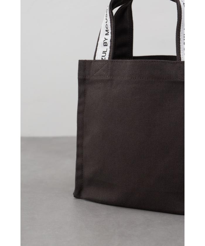 値下げ❌ AZUL by moussy トートバッグ テープロゴ セール】キャンバスロゴテープミニバッグ（トートバッグ）｜AZUL