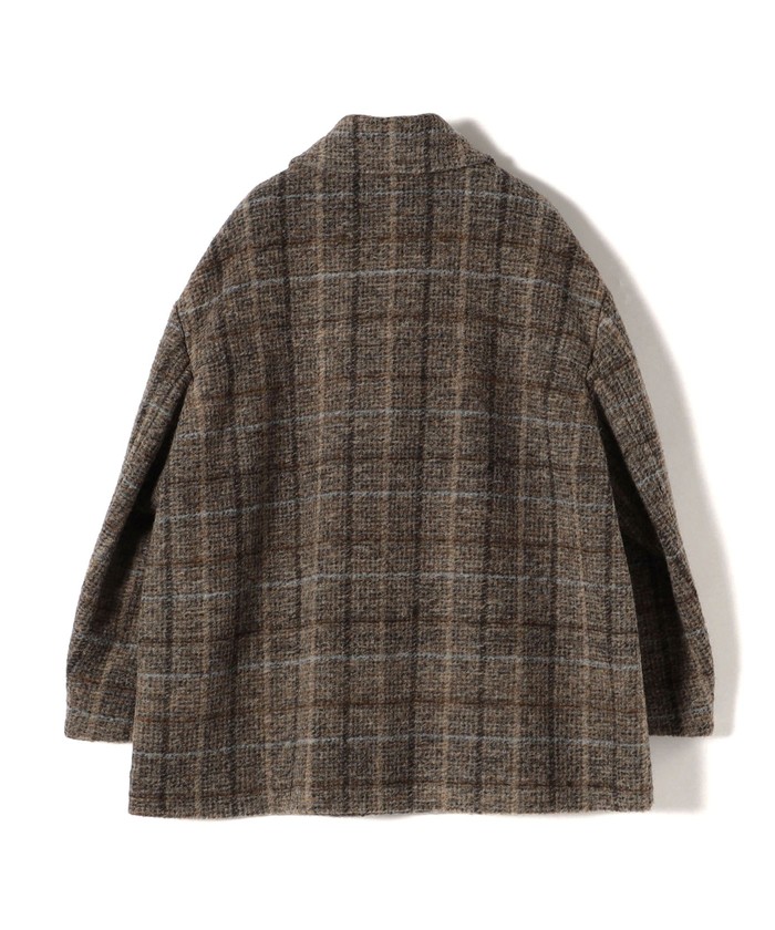 セール 30%OFF】スライバー チェック ショート Pコート セール 30%OFF】スライバー チェック ショート Pコート