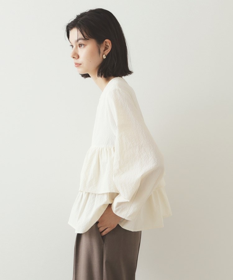 ボトムフリルブラウス【WHITE】 – ELLIE