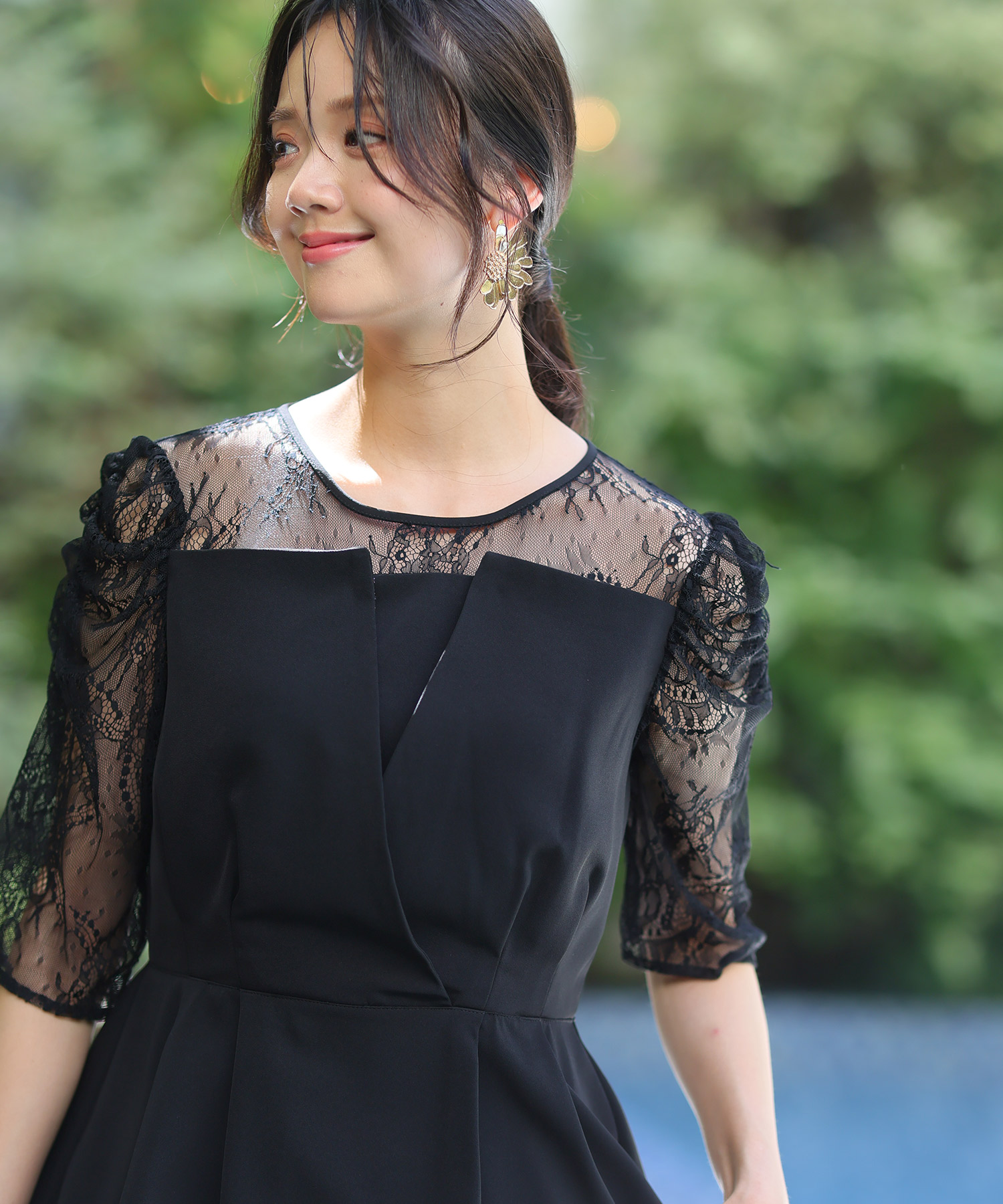 プールヴー PourVous ワイドフォーマルお呼ばれロング丈&結婚式ビスチェ風オールインワンパーティードレスオケージョンドレス フォーマル ワンピー プールヴー PourVous オールインワンパーティードレス結婚式