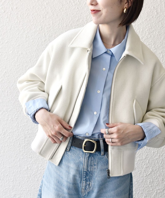 セール 40%OFF】SHIPS any: ウールミックス 襟付き コンパクト セール 40%OFF】SHIPS any: ウールミックス 襟付き コンパクト