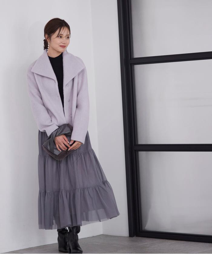 セール 50%OFF】ショートシャギーコート(506590316