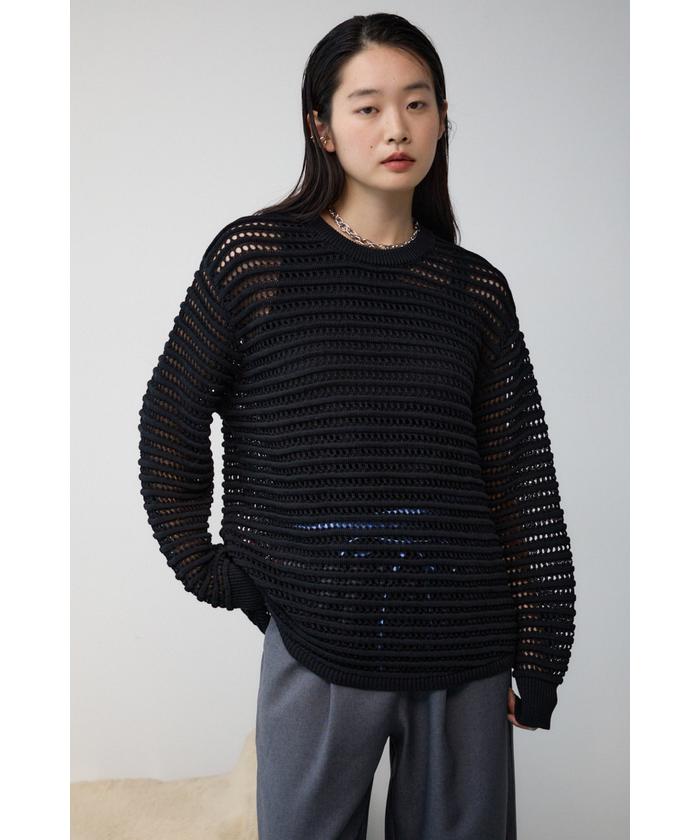 セール 50%OFF】メッシュニットセットトップス(506846437